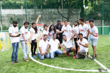 Kerintha Movie Team At Bubble Soccer Event